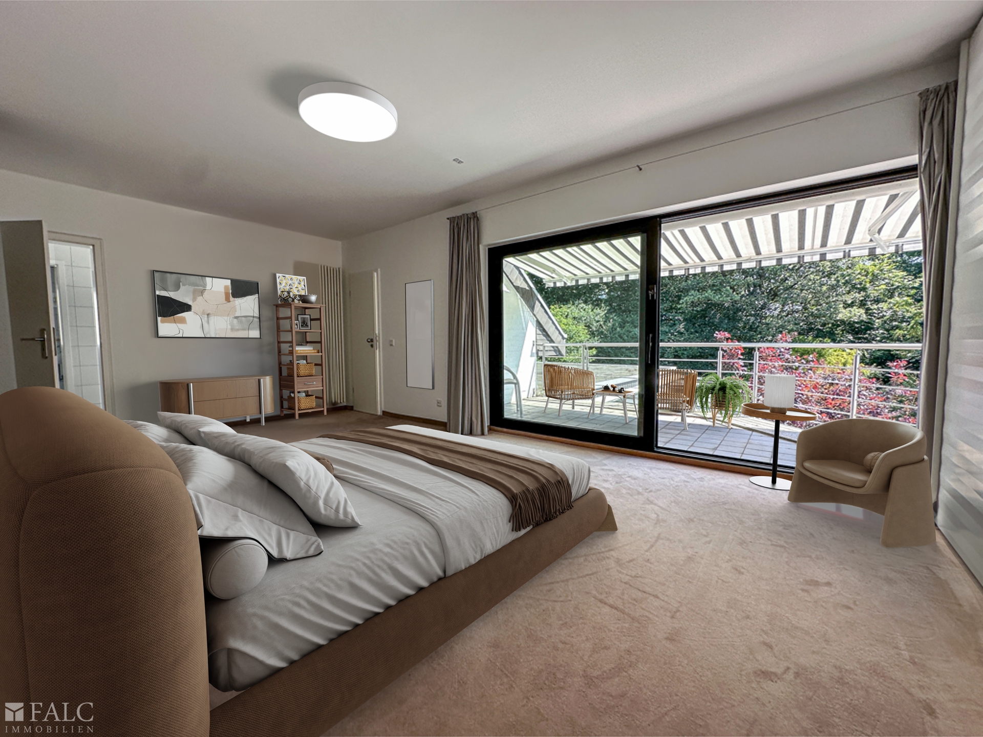 Masterbedroom + Balkon